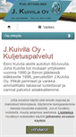 Mobile Screenshot of kuljetusjkuivila.fi
